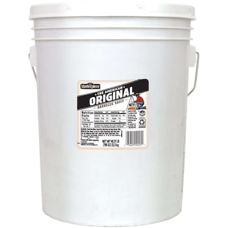 Kc Masterpiece Sauce K.C. Masterpiece Original Barbecue Pail Gluten-Free 5 gal. 00005